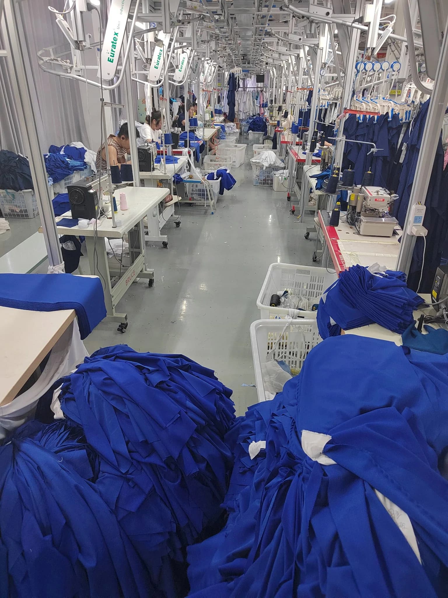 Medical uniform sewing and production process
